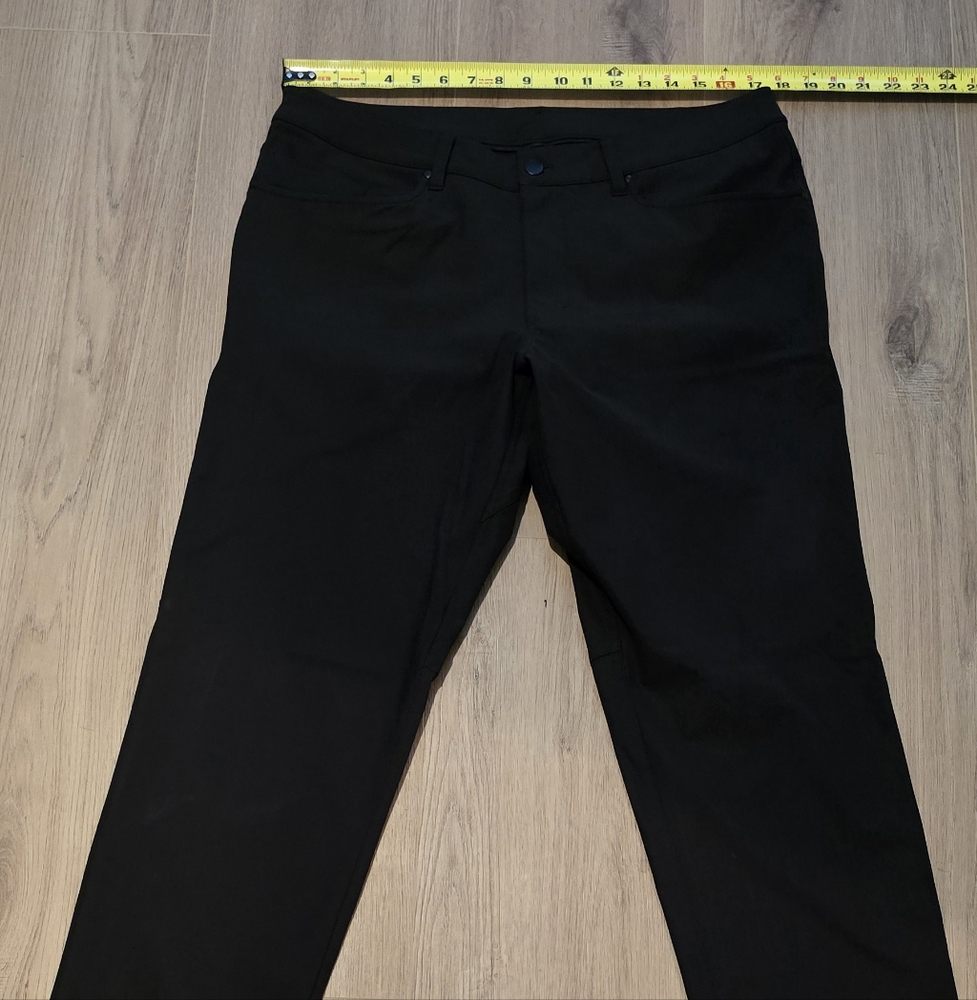 lululemon ABC Classic Black Dress Pants 35×30
